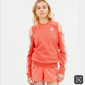 adidas cutout sweatshirt